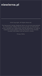 Mobile Screenshot of niewierna.pl